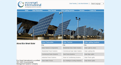 Desktop Screenshot of ecosmart-solar.com